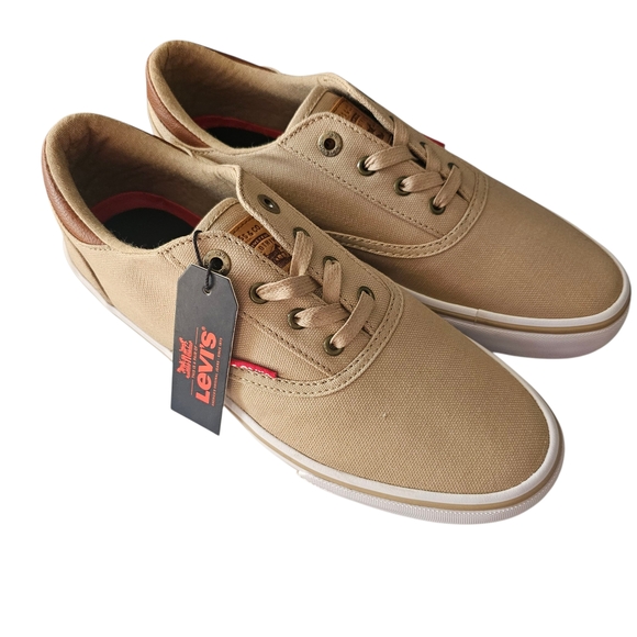 Levi's Tan Canvas Sneakers with Classic Design - Picture 2 of 2